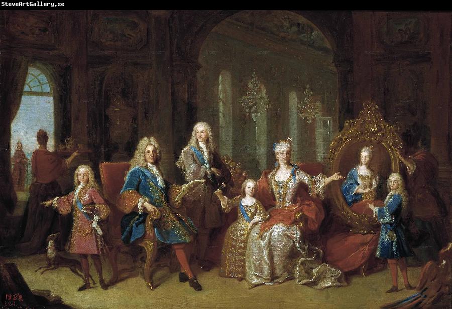 Jean Ranc The Family of Philip V